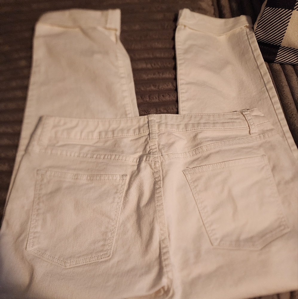 Westport White Cropped Denim Jeans